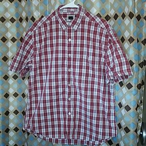 Arizona Short sleeve button down shirt Medium